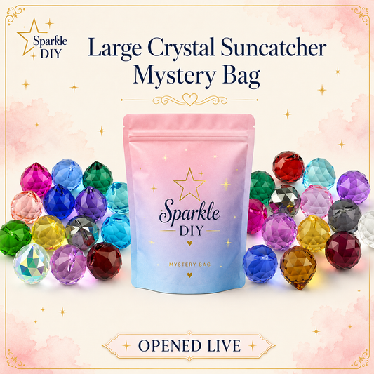 Large Crystal Suncatcher Mystery Bag – Opened Live