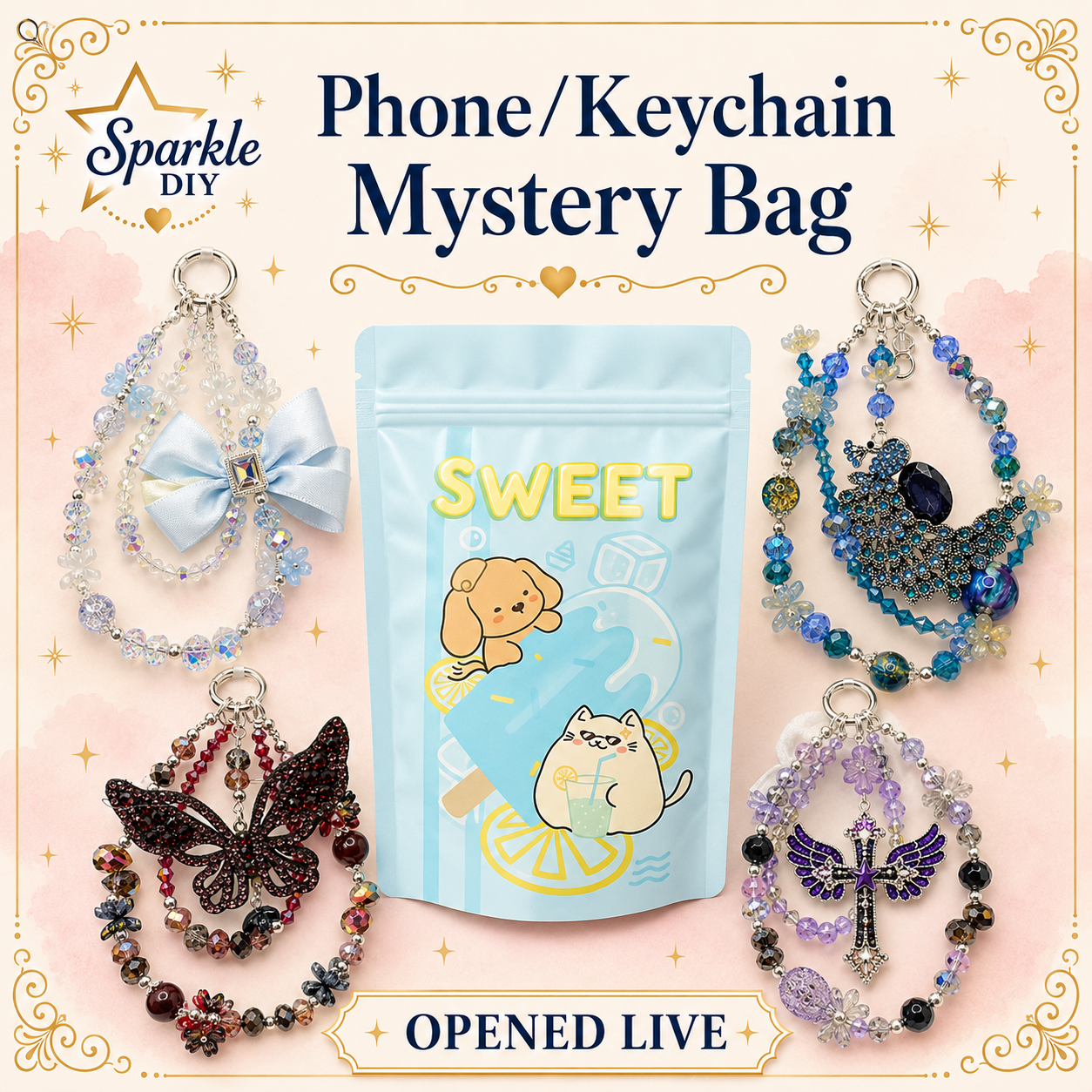 Phone/Keychain Mystery Bag – Opened Live