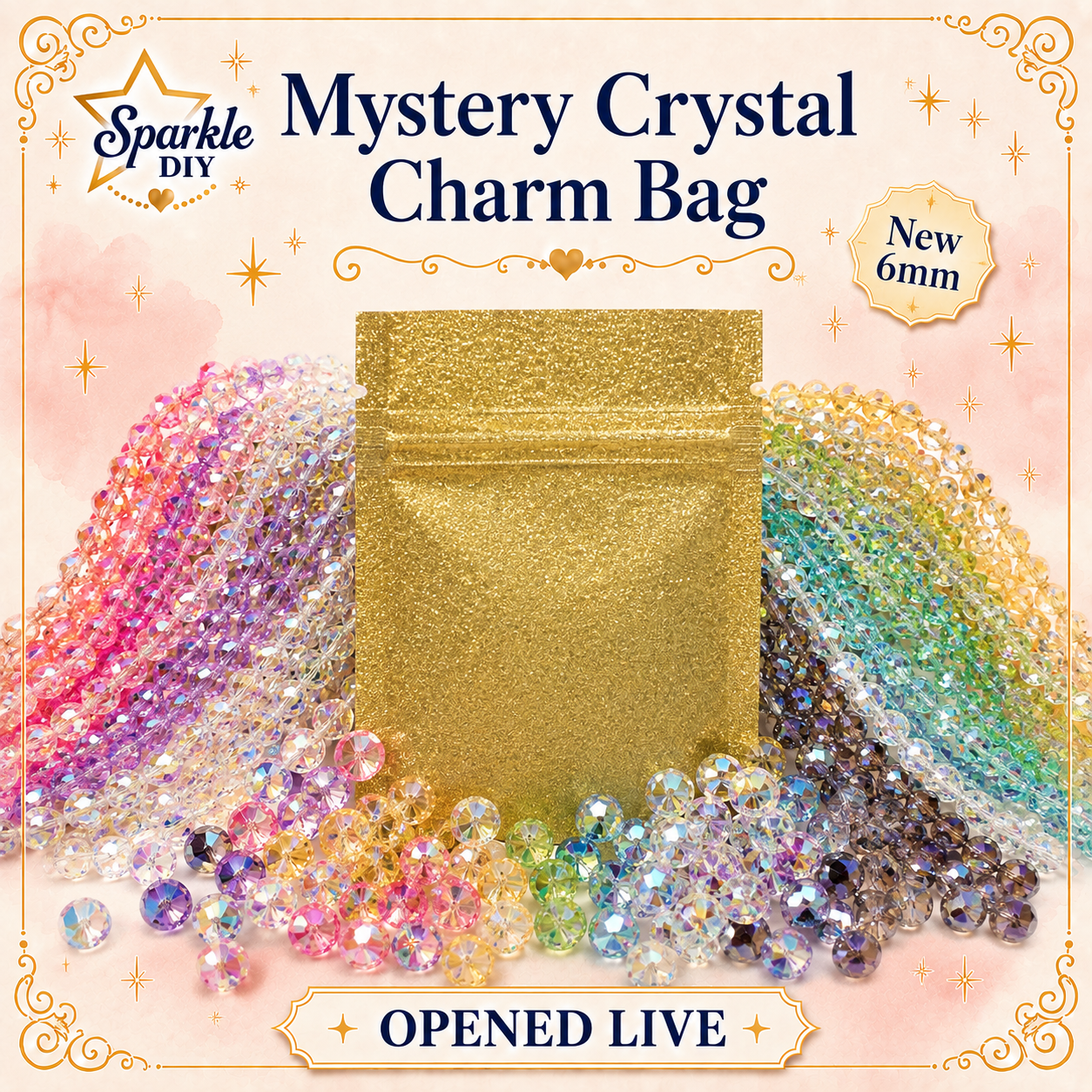 【Nieuw 💖】Mysterie Kristal Blind Bags - Openen in Live