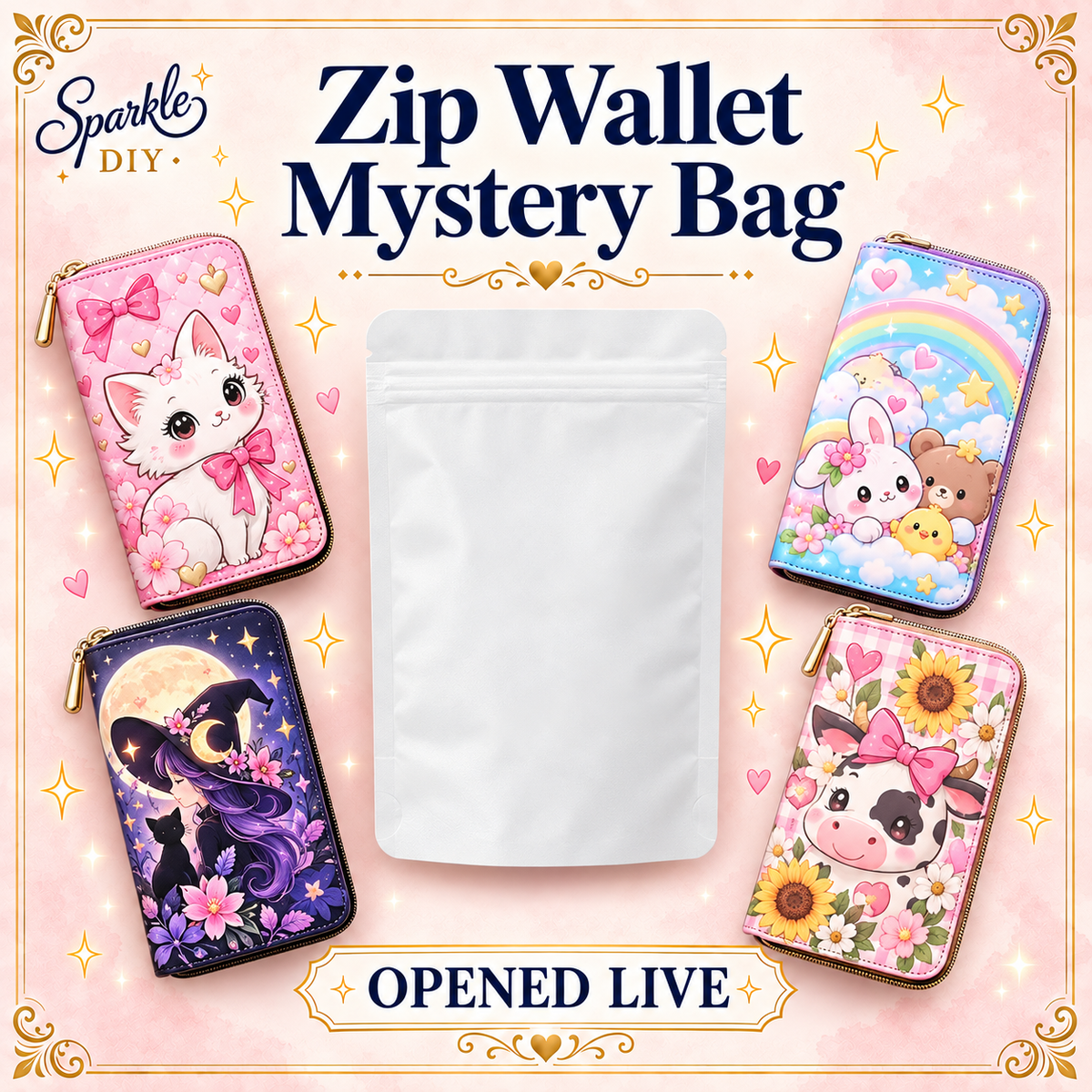 Zip Wallet Mystery Bag – Opened Live