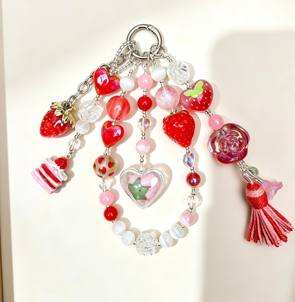 Strawberry Sweetheart Charm Mix