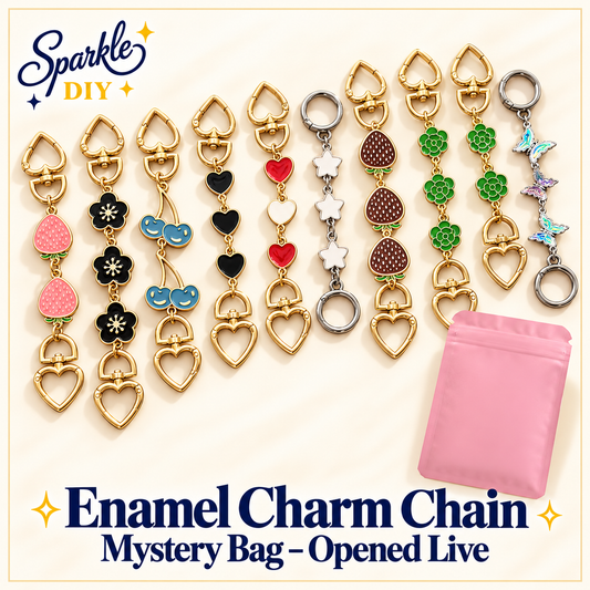 Enamel Charm Chain Mystery Bag – Opened Live