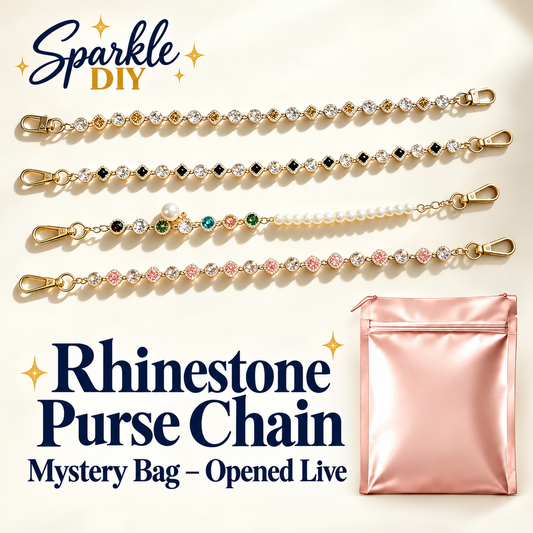 Rhinestone Purse Chain Mystery Bag – Opened Live
