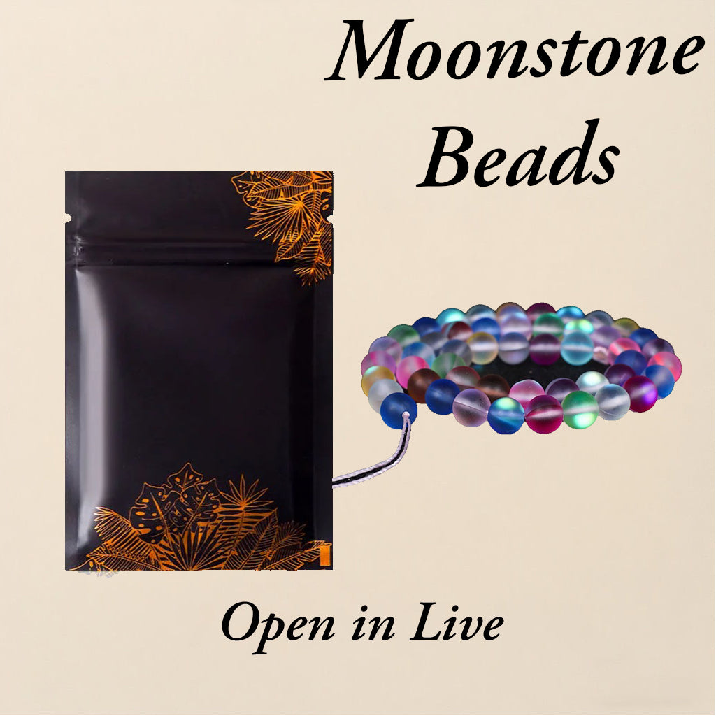 【New 💖】Moonstone beads- Open in live