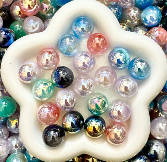 18mm sparkle beads mix