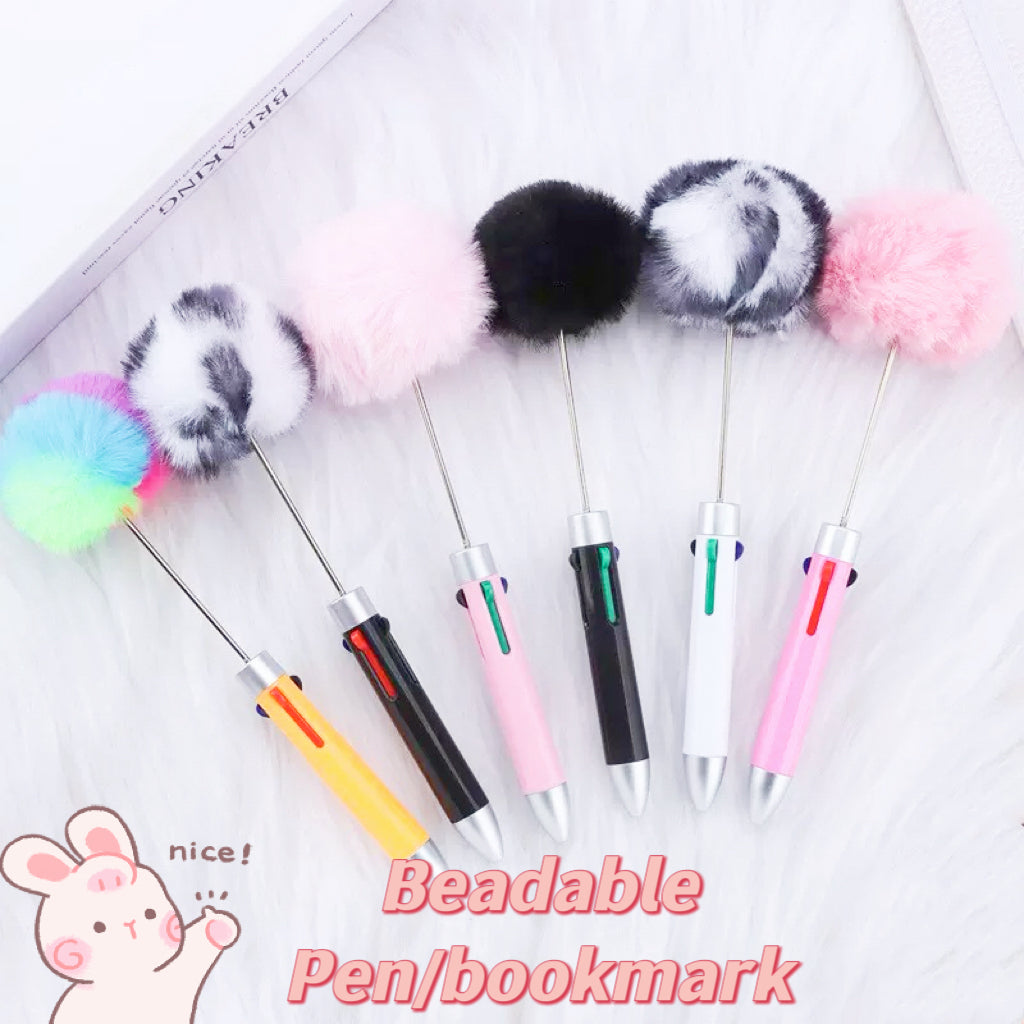 DIY Beadable Pen/Chain/Bookmark Bag- Open in live
