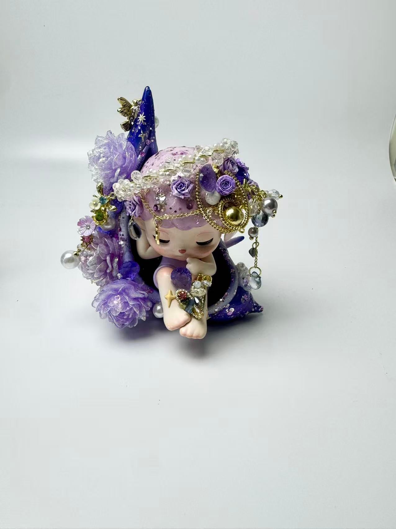 Fancy doll ornaments/parking signs