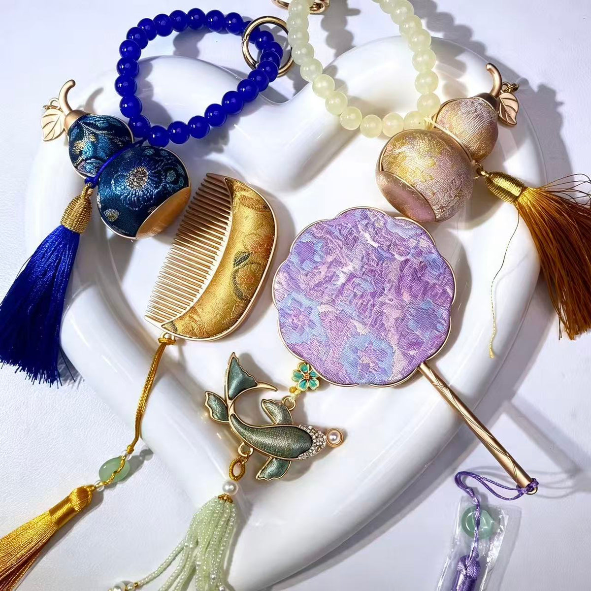 Song Brocade Charm Mystery Bag for Phone/Keychain – Opened Live