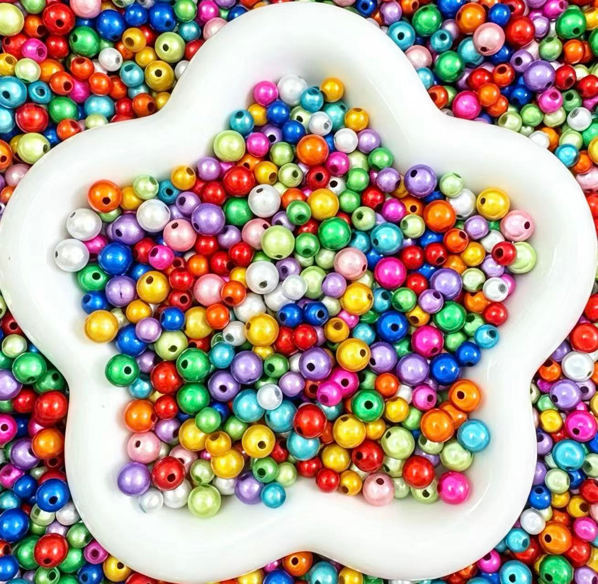 6-8mm Light Bulb Beads Mix