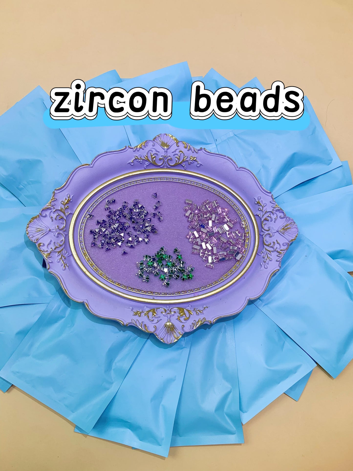 【New 💖】DIY Shining Zircon Rhinestone Diamond Beads- Open in live