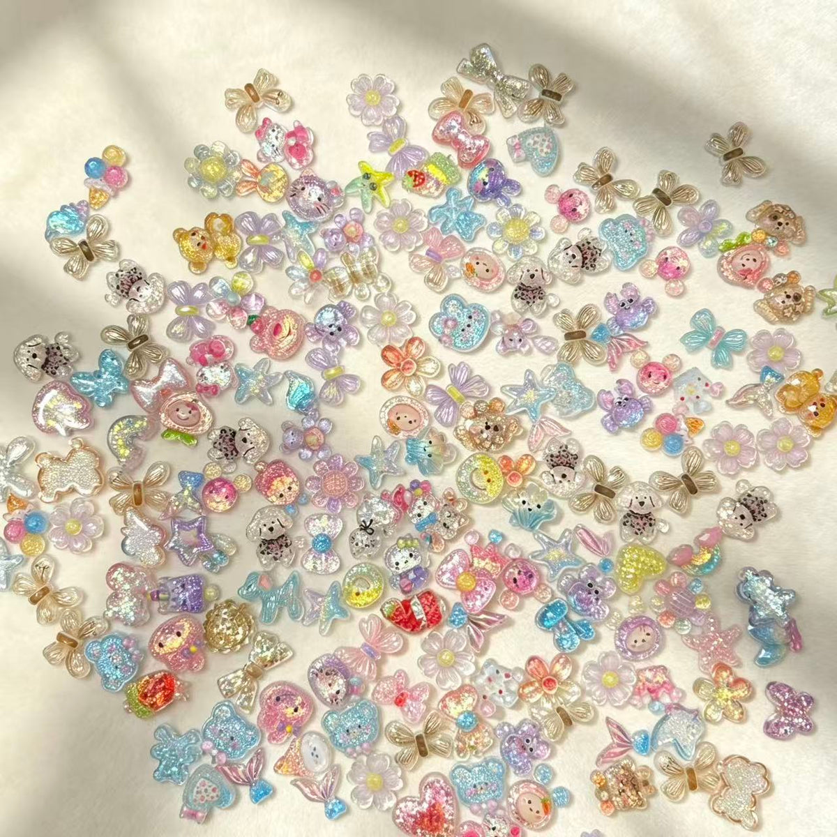 Glitter Resin Flatback Mystery Bag – Opened Live