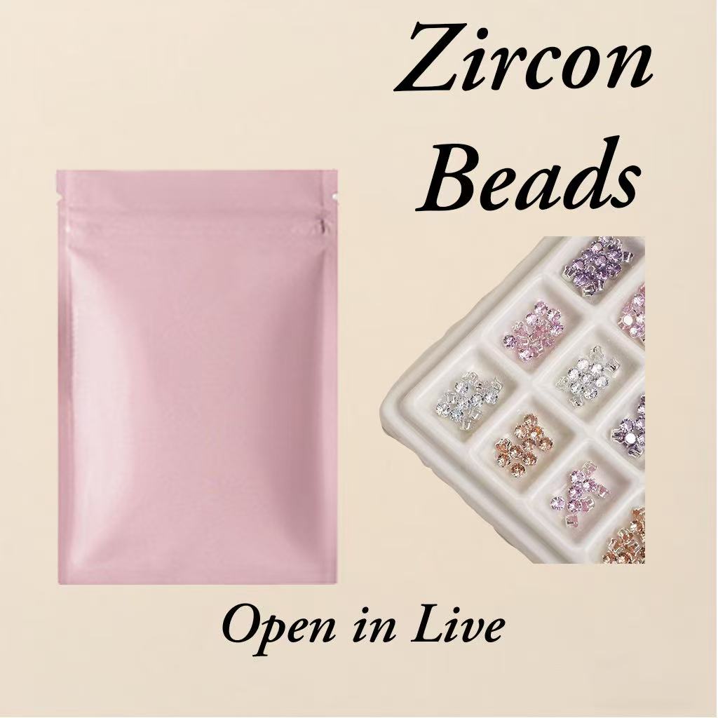 【New 💖】DIY Shining Zircon Rhinestone Diamond Beads- Open in live