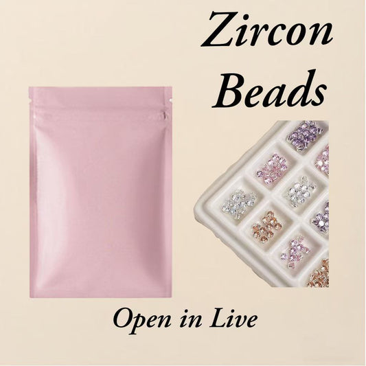 【New 💖】DIY Shining Zircon Rhinestone Diamond Beads- Open in live