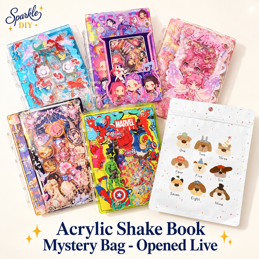 Acrylic Shake Book Mystery Bag - Opened Live