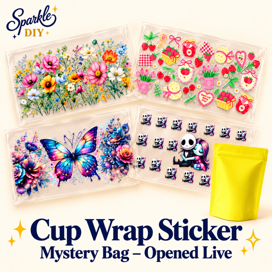 Cup Wrap Sticker Mystery Bag – Opened Live