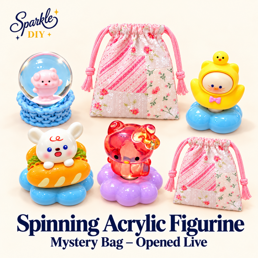 Spinning Acrylic Figurine Mystery Bag – Opened Live