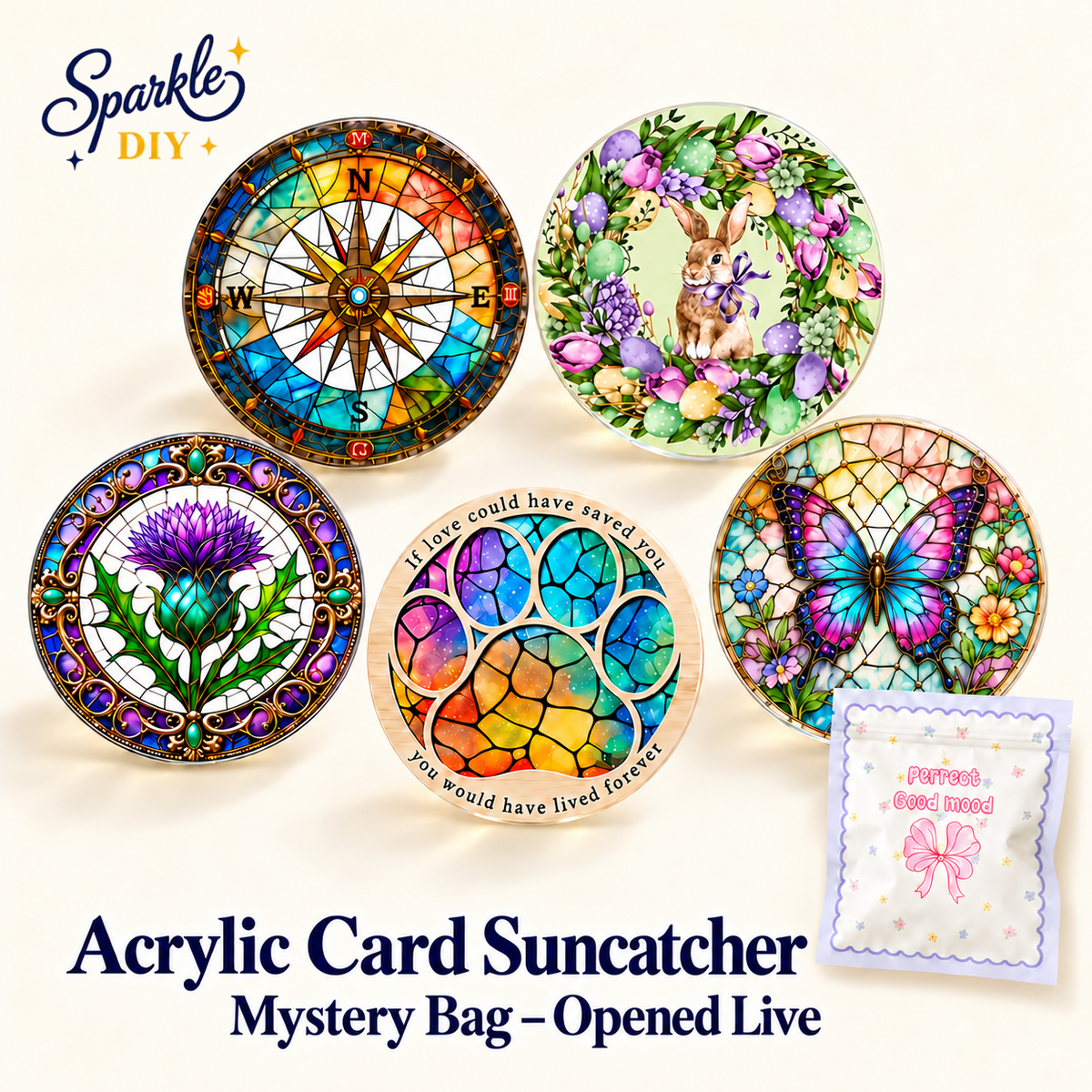 [Renew]Acrylic Card Suncatcher Mystery Bag – Opened Live