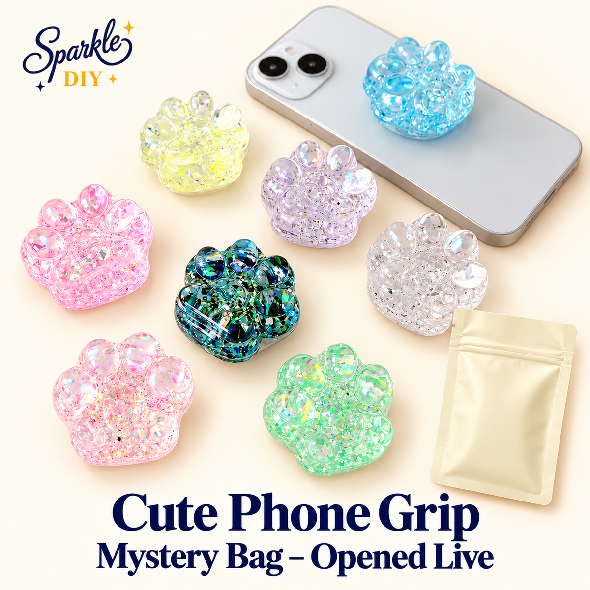 Cute Phone Grip Mystery Bag – Opened Live
