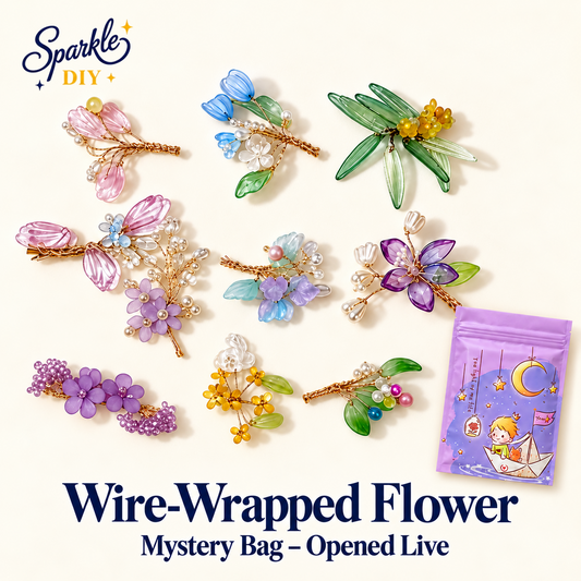 Wire-Wrapped Flower Mystery Bag – Opened Live