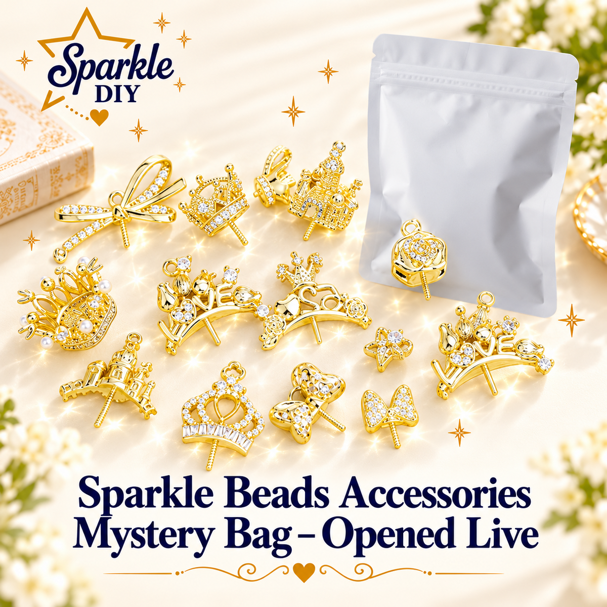 DIY Sparle Beads Accessories Blind Bag - Open in live