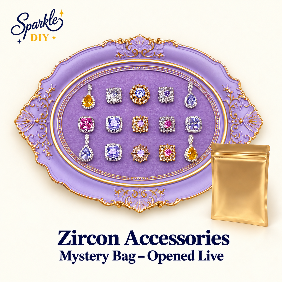 【New Arrival 💖】Luxury Zircon/Buckle Accessories- Open in live
