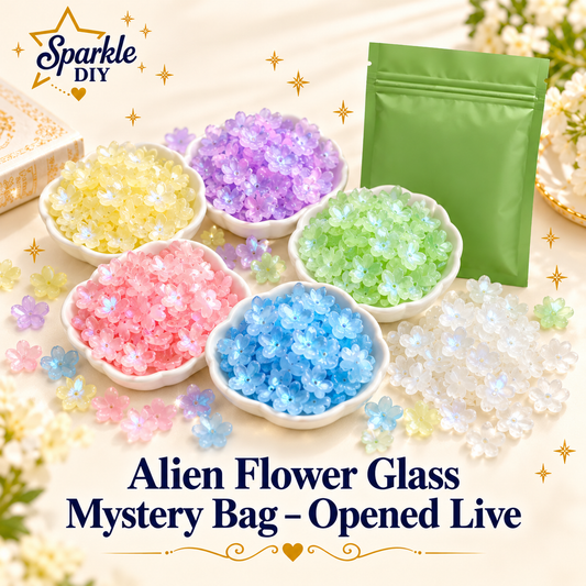 DIY Alien flower glass Lucky Bags- Open in Live