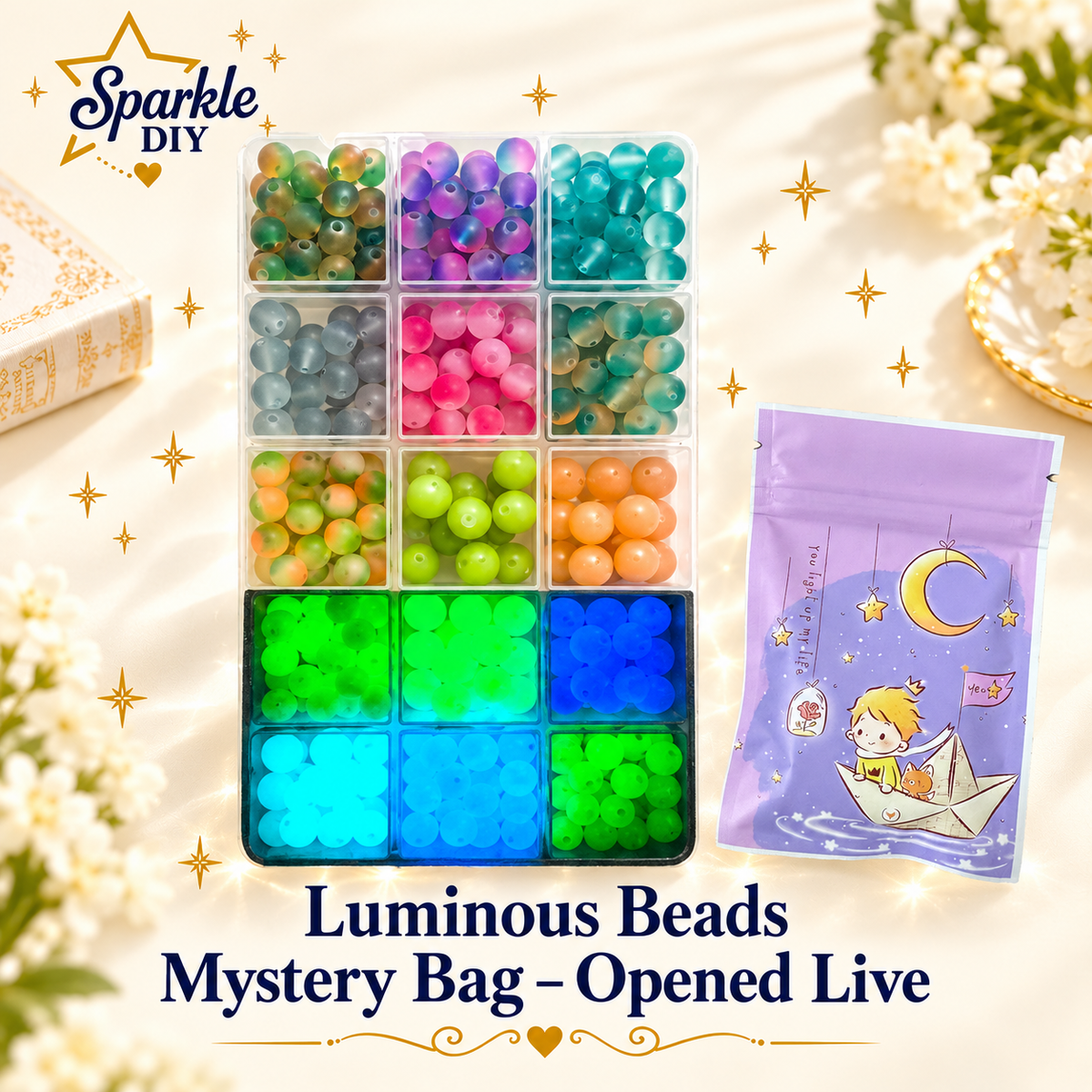 【New 💖】Luminous bead- Open in live