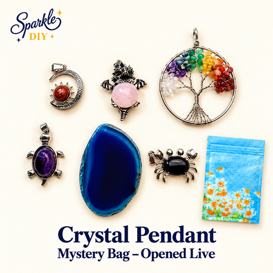【New Arrival 11/18】Crystal pendant Blind Bags- Open in live