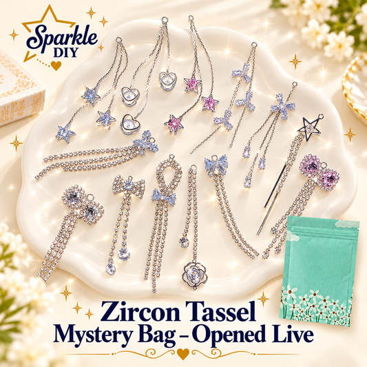 【New Arrival 】 💖】zircon tassel Blind Bags- Open in live