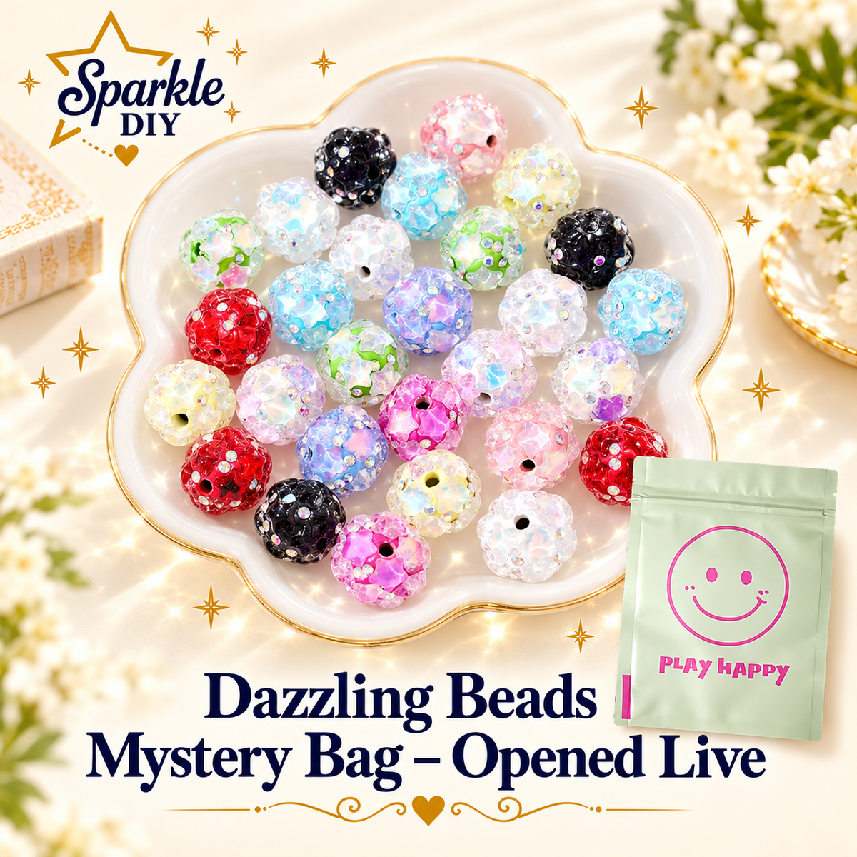 Dazzling Beads Blind Bag for Beaded Pen- Open in live