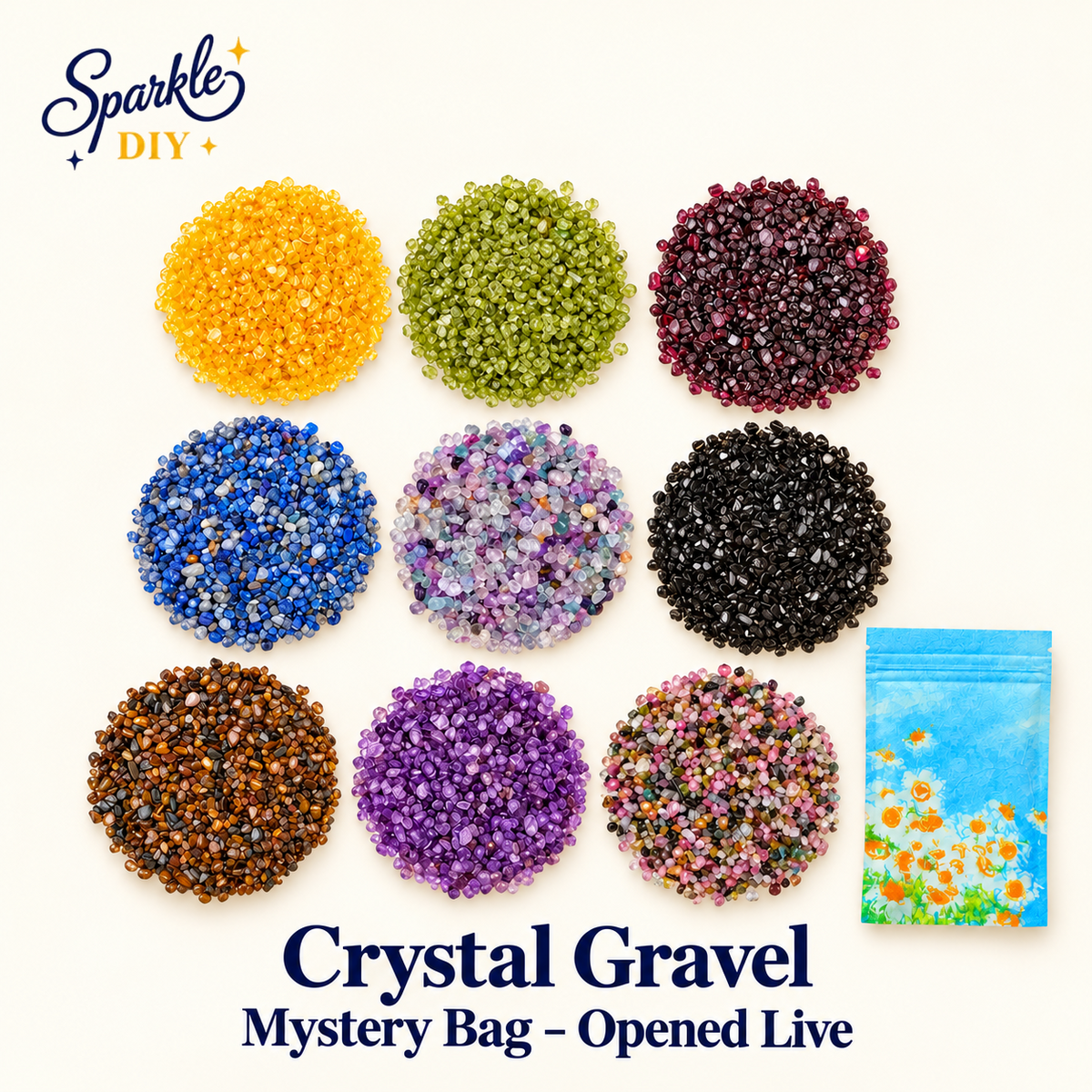 【New 💖】Crystal gravel Blind Bag - Open in live