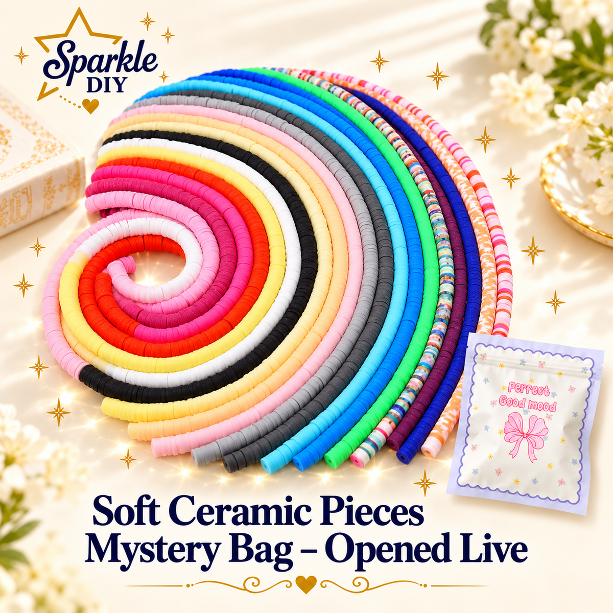 clay beads Blind Bag - Open in live
