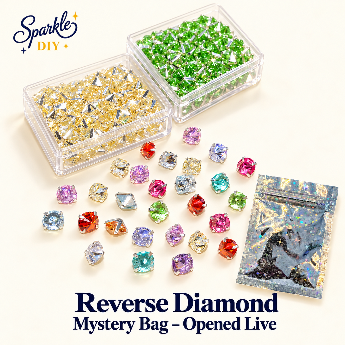 【New 💖】Reverse diamond Blind Bags- Open in live