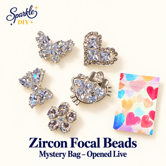 【New 💖】zircon focal beads Blind Bags- Open in live