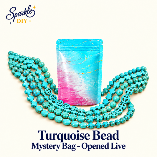 【New Colored💖】Turquoise bead Blind Bags- Open in live