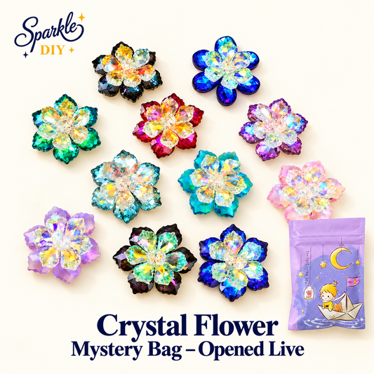 【New 💖】Crystal flower blind bag - Open in live