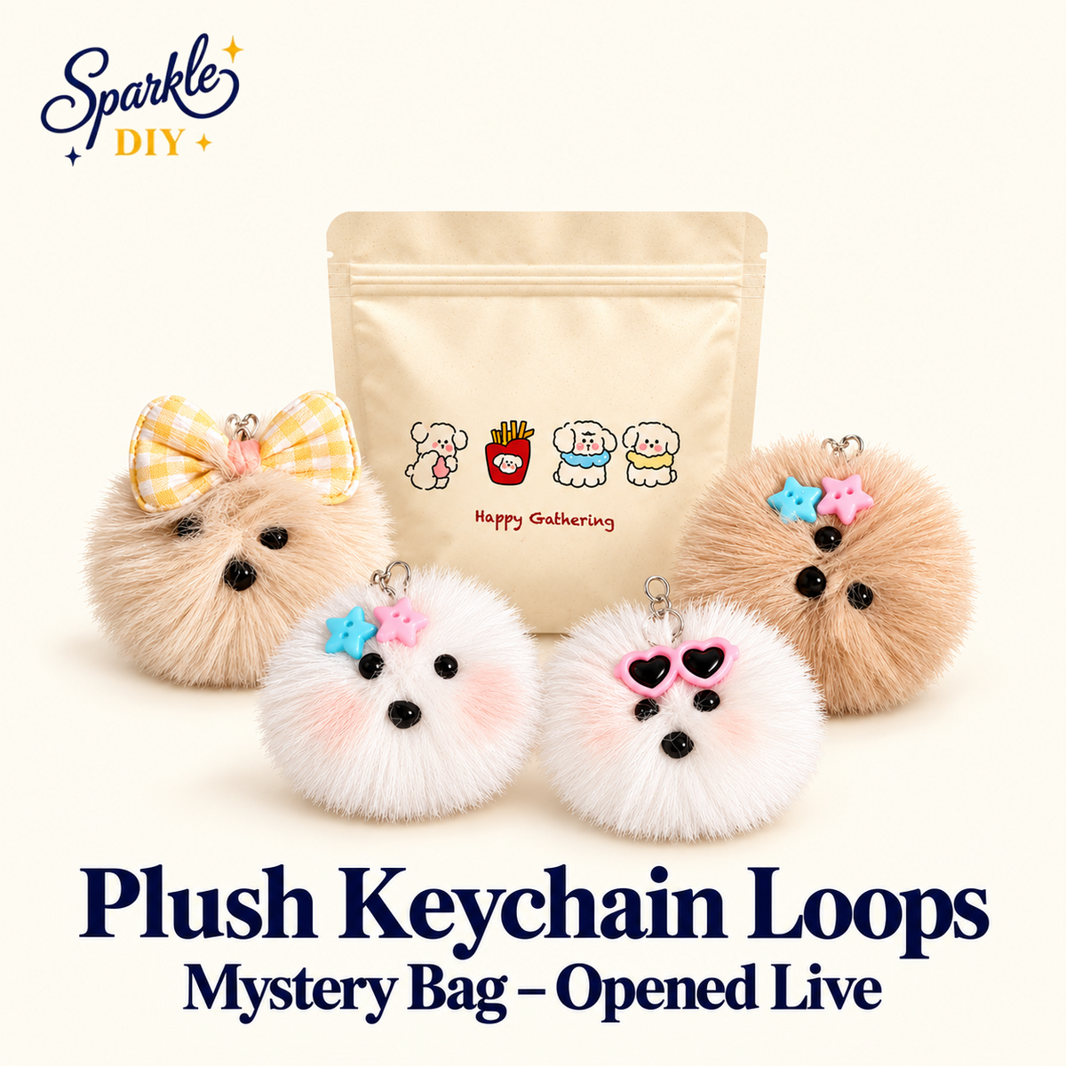 Plush Keychain Loops Mystery Bag – Opened Live