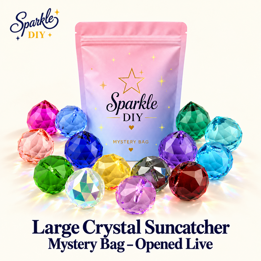 Large Crystal Suncatcher Mystery Bag – Opened Live