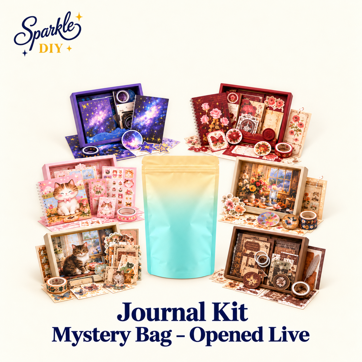 Journal Kit Mystery Bag – Opened Live