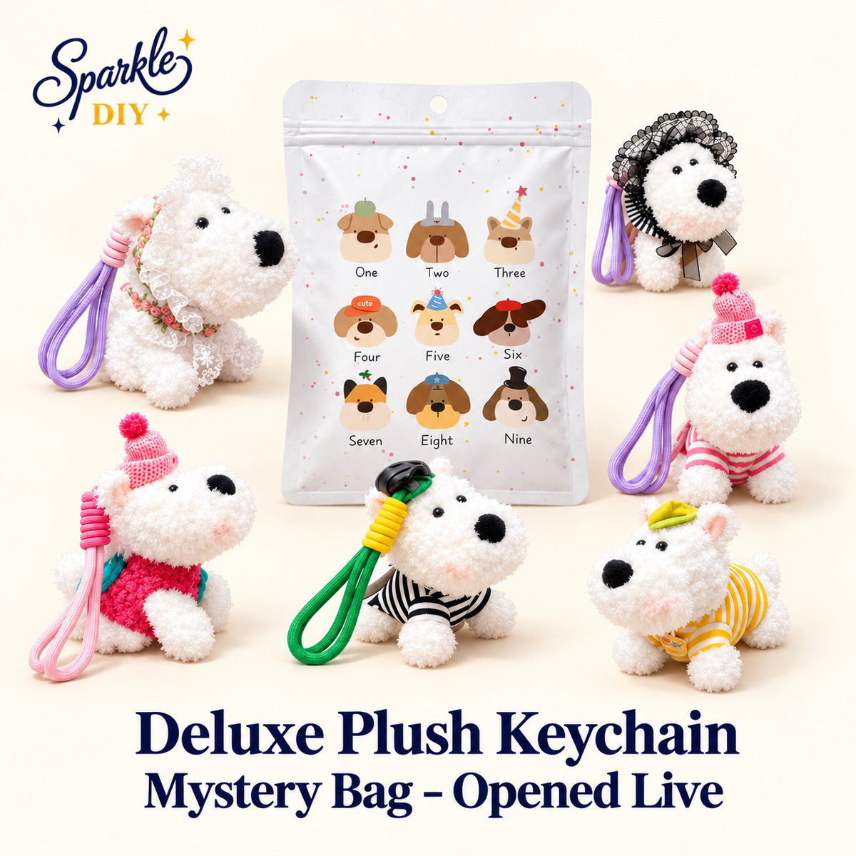 Deluxe Plush Keychain Mystery Bag – Opened Live