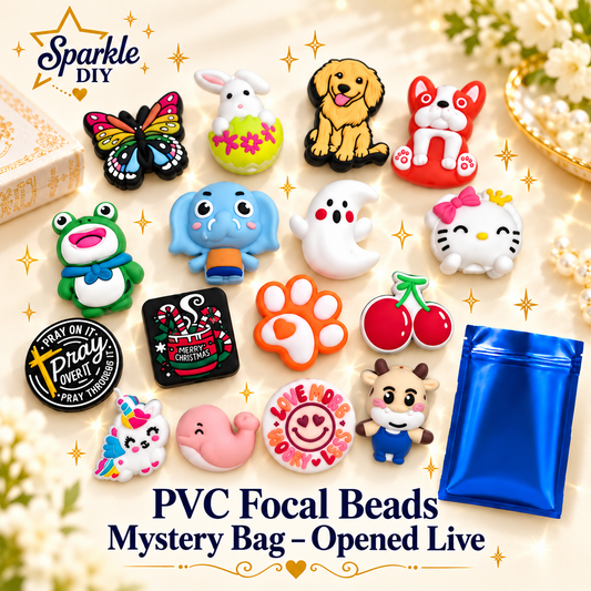 Silicone Focal Beads Mystery Bag – Opened Live